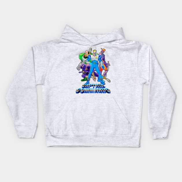 Captain commando Kids Hoodie by OniSide